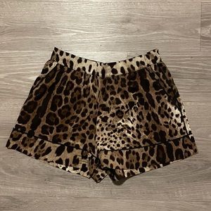 Dolce & Gabbana Leopard Shorts